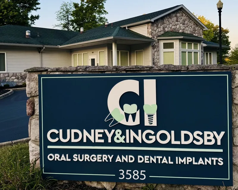 Front sign of office practice
